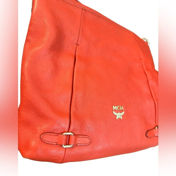 MCM | Coral Visetos Leather Bag - Picture 4 of 15